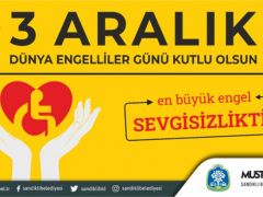 Başkan Mustafa Çöl’den 3 Aralık Dünya Engelliler Günü Mesajı