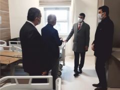 Sinanpaşa Devlet Hastanesi Yeni Binasına Ziyaret