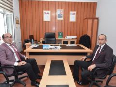 Başkan Mustafa Çöl’den İlçe Milli Eğitim Müdürüne Ziyaret