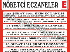 Nöbetçi Eczaneler