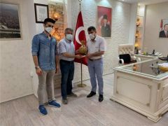 Afyonkarahisar Sağlık Bilimleri Üniversitesinden Kaymakam Eflatun Can Tortop’a Ziyaret