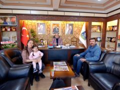 Azra Bebekten Başkan Mustafa Çöl’e Ziyaret