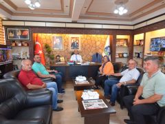 Başmakçı Belediyesinden, Başkan Mustafa Çöl’e Ziyaret
