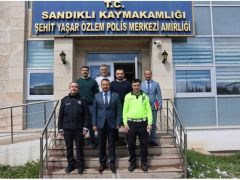 Belediye Başkanı Adnan Öztaş’tan Polis Teşkilatına Ziyaret