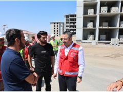 Başkan Öztaş, 5. Etap TOKİ’de İncelemelerde Bulundu