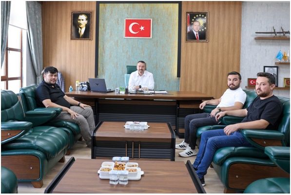 Bolvadin AK Parti Heyetinden Sandıklı Belediye Başkanı Adnan Öztaş’a Ziyaret