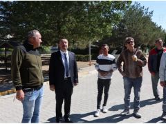 Başkan Adnan Öztaş, Hüdai Termal Kaplıcaları’ndaki Çalışmaları Yerinde İnceledi