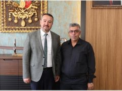 Sazak Mahallesi Muhtarı Orhan Yalın’dan, Başkan Adnan Öztaş’a Ziyaret