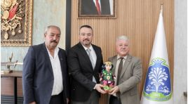 Tatarlı Belediye Başkanı Musa Kayer’den Belediye Başkanı Adnan Öztaş’a Ziyaret