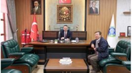 Halk Ozanı Ali Osman Karakuş’tan, Başkan Adnan Öztaş’a Ziyaret