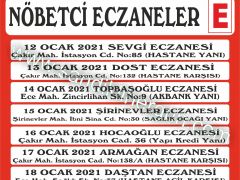 Nöbetçi Eczaneler