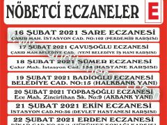 Nöbetçi Eczaneler