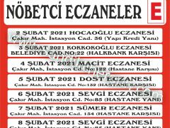 Nöbetçi Eczane Listesi