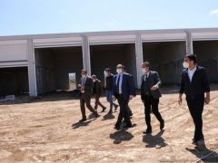 Başkan Çöl, Yeni Hal Binasını İnceledi