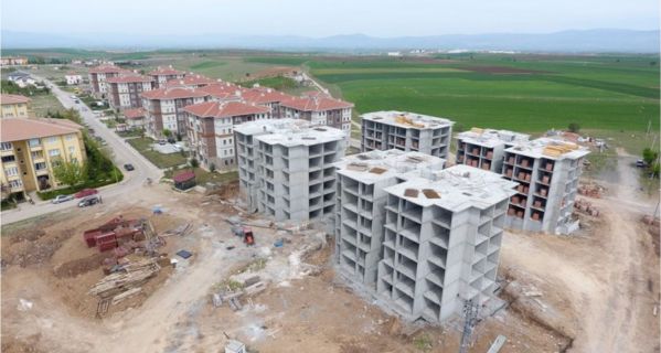 4. Etap Toki Konutlarında Çalışmalar Devam Ediyor