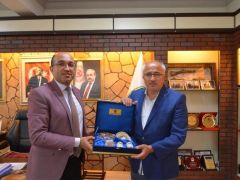 Tavşanlı Belediye Başkanı Mustafa Güler’den Başkan Mustafa Çöl’e Ziyaret