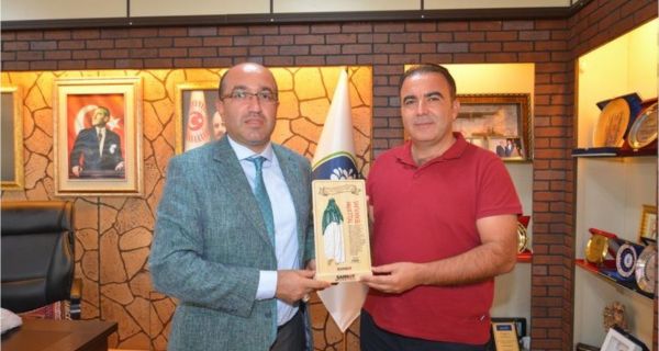 Samsat Belediye Başkanı Halil Farat dan, Başkan Mustafa Çöl’e Ziyaret