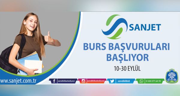 SANJET Burs Başvuruları Başladı