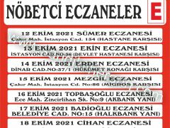 Nöbetçi Eczaneler