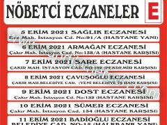 Nöbetçi Eczaneler