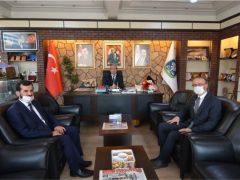 Müftü Mustafa Bilici Başkan Çöl’ü Ziyaret Etti