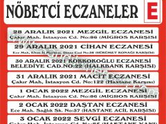 Nöbetçi Eczaneler