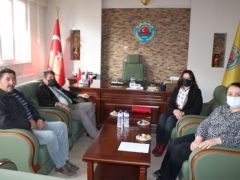 Kaymakam Tortop’dan Başkan Toptaş’a Ziyaret