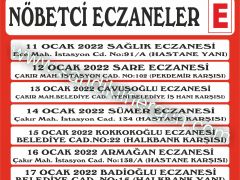 Nöbetçi Eczaneler
