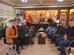 KASAPLARDAN BAŞKAN MUSTAFA ÇÖL’E ZİYARET