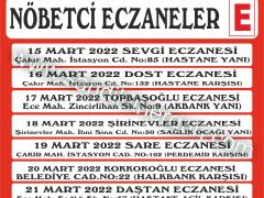 Nöbetçi Eczaneler