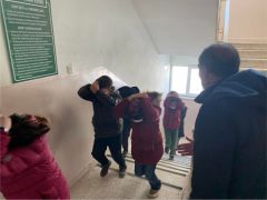 İlçemizde Deprem Anı ve Tahliye Tatbikatı Yapıldı