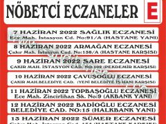 Nöbetçi Eczaneler