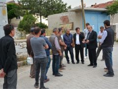 MHP Heyeti sel bölgesini yerinde inceledi