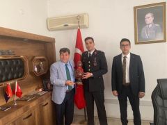 Kaymakam Tortop, Sandıklı İlçe Jandarma Komutanlığını Ziyaret Etti