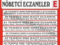 Nöbetçi Eczaneler