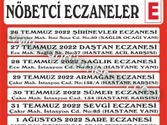 Nöbetçi Eczaneler