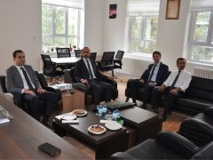 Kaymakam Mehmet Sülün, İlçe Milli Eğitim Müdürlüğünden Brifing Aldı