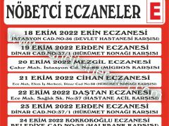 Nöbetçi Eczaneler