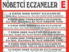 Nöbetçi Eczaneler