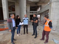 Başkan Dr. Mustafa Çöl Kültür Merkezinde İncelemelerde Bulundu