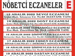 Nöbetçi Eczaneler