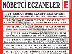 Nöbetçi Eczaneler