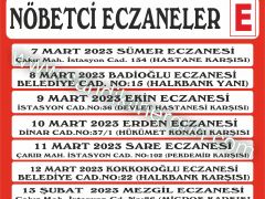 Nöbetçi Eczaneler
