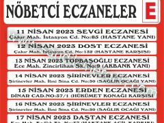 Nöbetçi Eczaneler