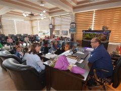 Hatice Turan Anaokulundan Başkan Mustafa Çöl’e Ziyaret