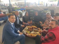 Sandıklı Kaymakamı Mehmet Sülün, Pazarcı Esnafını Ziyaret Etti