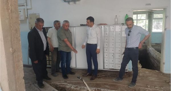 Kaymakam Mehmet Sülün, Güçlendirme Çalışması Yapılan Okullarda İncelemede Bulundu