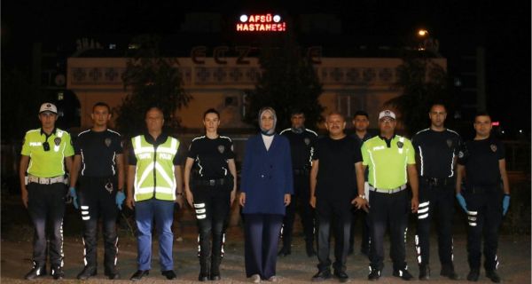 Vali Yiğitbaşı, Trafik Denetimlerine Katıldı