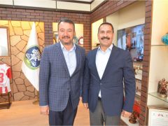 AK Parti Kocaeli Milletvekili Cemil Yaman’dan Sandıklı Belediye Başkanı Adnan Öztaş’a Ziyaret