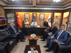 Halkbankası Yetkililerinden Başkan Öztaş’a Hayırlı Olsun Ziyareti